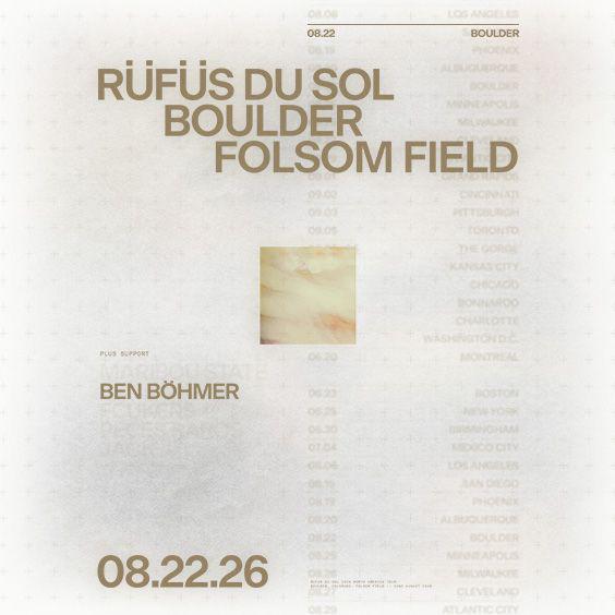 Event image for "Rufus Dü Sol"