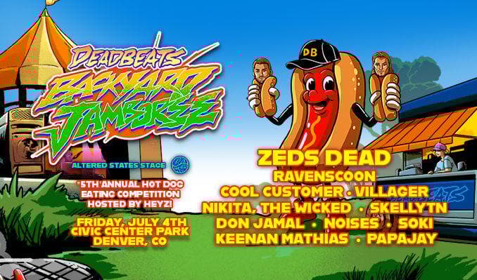 Event image for "Deadbeats Backyard Jamboree: Zeds Dead & Friends"