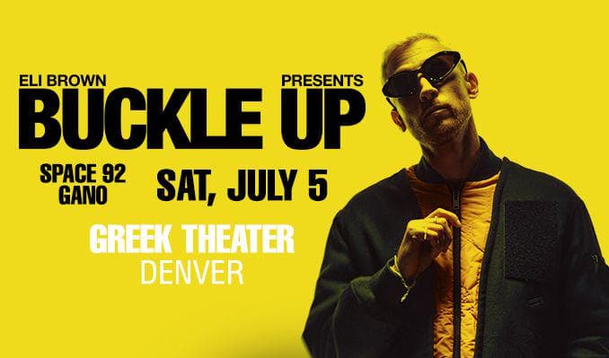 Event image for "Eli Brown Presents Buckle Up"