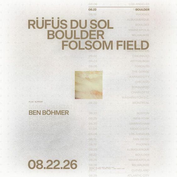 Event image for "Rufus Dü Sol"